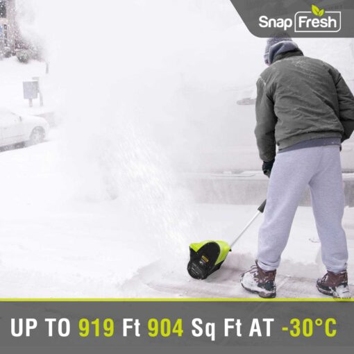 SnapFresh Cordless Snow Shovel 12 Inch 20V Cordless Snow Shovel with 4000mAh Battery & Fast Charger - Image 5