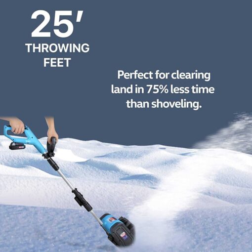 AlphaWorks Cordless Snow Thrower/Shovel Tri-gut054 - Image 2