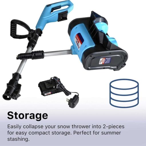 AlphaWorks Cordless Snow Thrower/Shovel Tri-gut054 - Image 4