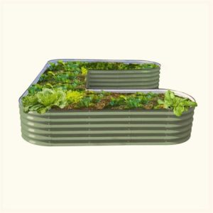 Vego Garden 17 Tall U-Shaped Raised Garden Bed Kit Standard