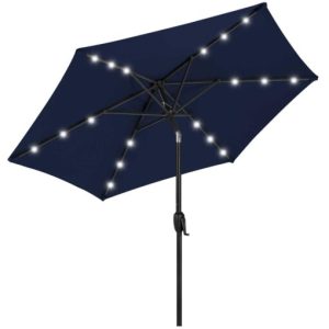 Best Choice Products 7.5ft Outdoor Solar Patio Umbrella for Deck