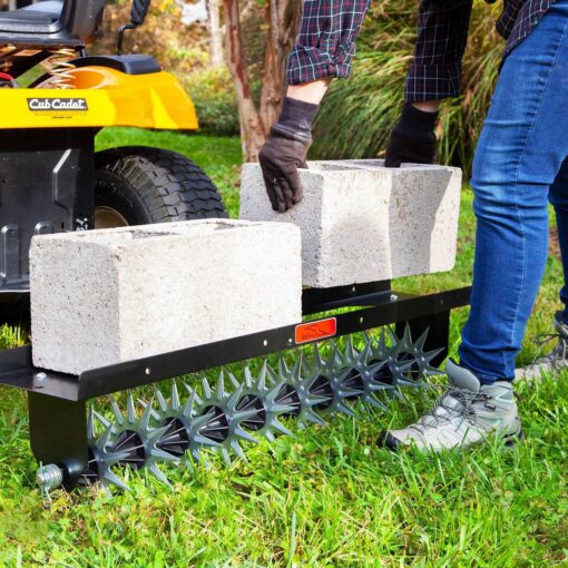Brinly 40-in Spike Aerator with 3D Tines and Universal Hitch SA-401BH - Image 5