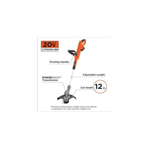 Black & Decker LST300 String Trimmer - Image 3