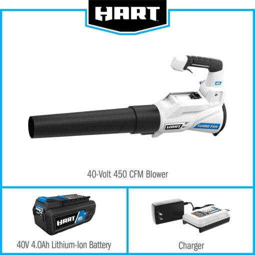 Hart 40-Volt 450 CFM Axial Blower Cordless - Image 5