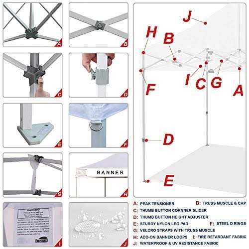 Eurmax Ez Pop-Up Canopy Tent Commercial Instant - Image 5