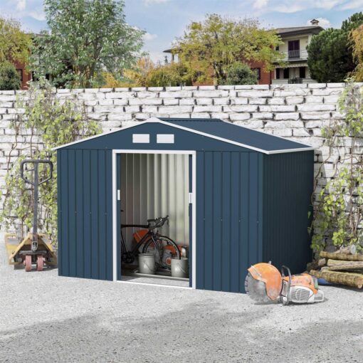 Outsunny Metal Garden Shed 845-031 - Image 3