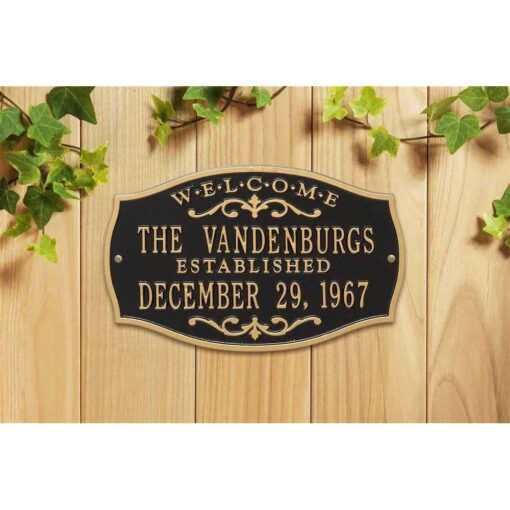 Whitehall Brookfield Welcome Anniversary Personalized Plaque - Image 2