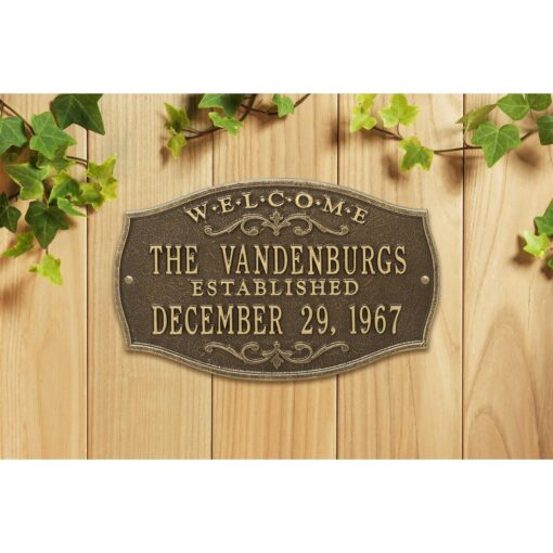Whitehall Brookfield Welcome Anniversary Personalized Plaque - Image 5