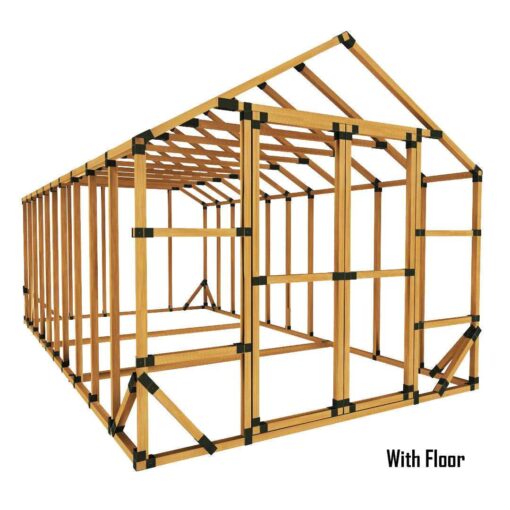 E-Z Frames 10 ft. x 20 ft. DIY Greenhouse Bracket Kit - Image 2