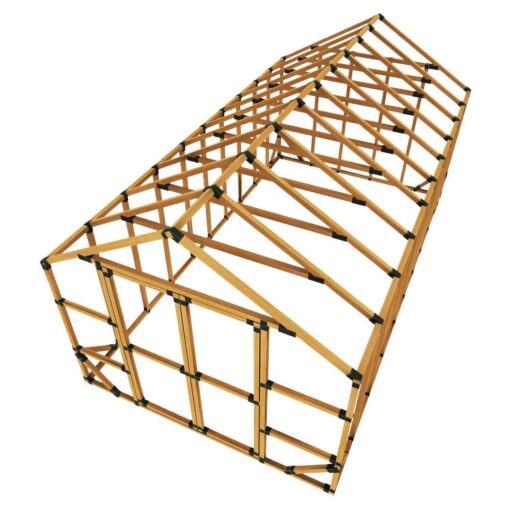 E-Z Frames 10 ft. x 20 ft. DIY Greenhouse Bracket Kit - Image 3