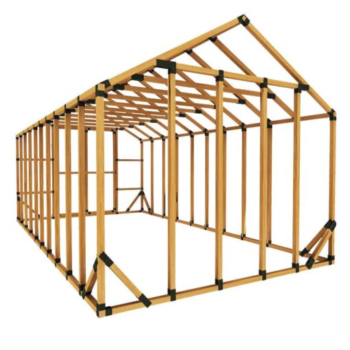 E-Z Frames 10 ft. x 20 ft. DIY Greenhouse Bracket Kit - Image 5
