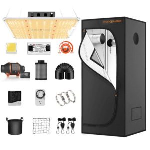 Spider Farmer SF1000 LED Grow Light +2’x2' Grow Tent Kits USA