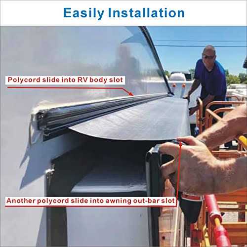 Dulepax-RV Slide Out Awning Fabric Replacement–Universal Slide-Topper Replacement for 5th Wheel RVs - Image 5
