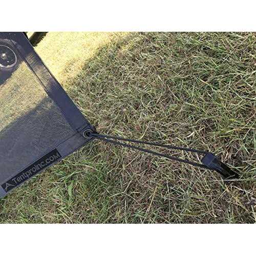 Tentproinc RV Awning Shade Screen 3' Mesh Screen Sunshade Complete Kits Motorhome Camping Trailer UV Sun Blocker - Image 4
