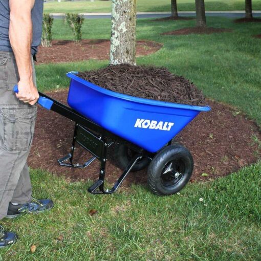Kobalt 7-cu ft Wheelbarrow PH7-S-2W-K 35284 - Image 3