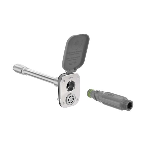 Aquor 1/2 in. NPT Inlet and 3/4 in. Hose Connector House Hydrant V2+ Modern Outdoor Wall Faucet