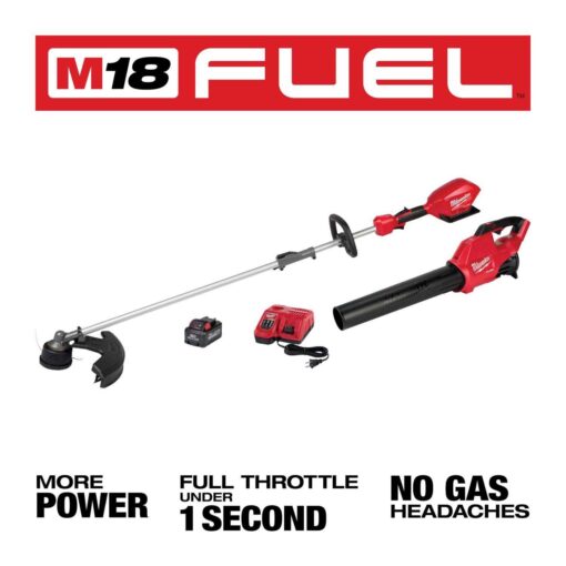 Milwaukee 3000-21 M18 FUEL 2 Tool String Trimmer & Blower Combo Kit - Image 3