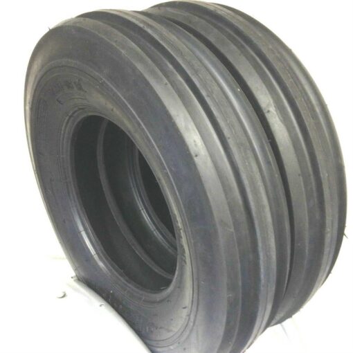 Two Tri Rib Heavy Duty tractor tires with tubes F2 - Image 4