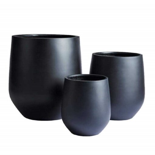 Dorlis Fiberstone Pot Planter Orren Ellis - Image 2