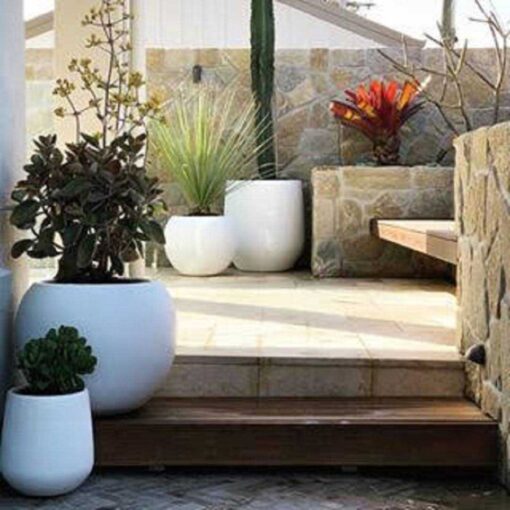 Dorlis Fiberstone Pot Planter Orren Ellis - Image 3
