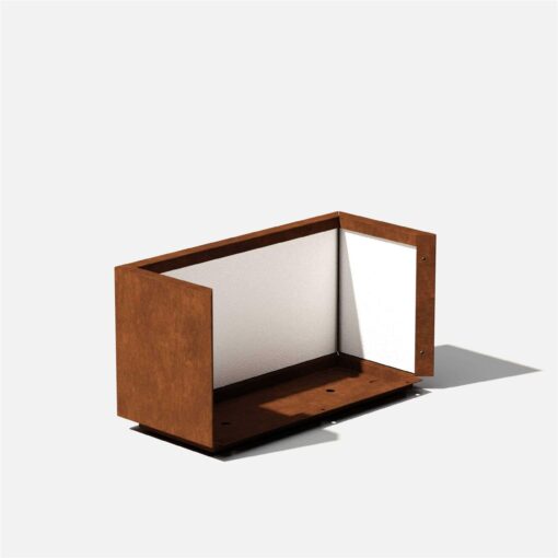 Veradek Corten Steel Long Box Planter - Image 4