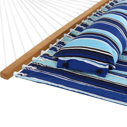 Sunnydaze Decor Quilted Fabric Hammock Spreader Bar - Image 2
