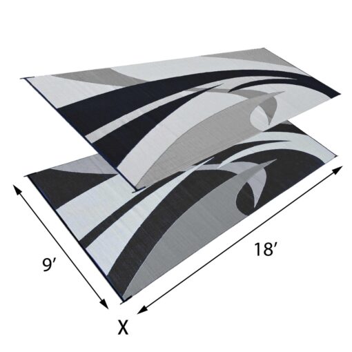 Stylish Camping 159181 9-feet by 18-feet Reversible Mat - Image 3