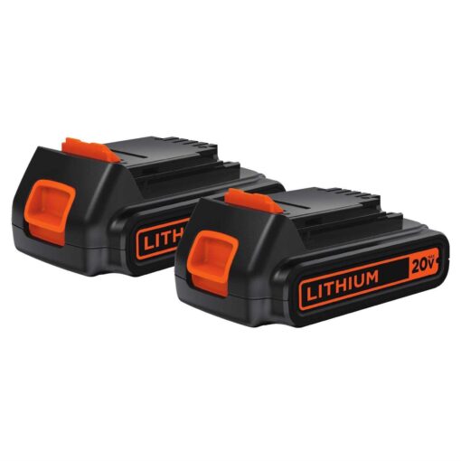 BLACK+DECKER LSTE525 20V MAX Lithium-Ion 2 Battery Cordless String Trimmer / Edger - Image 4