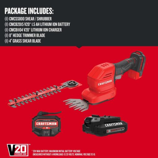 Craftsman Hedge Trimmer - CMCSS800C1 - Image 4