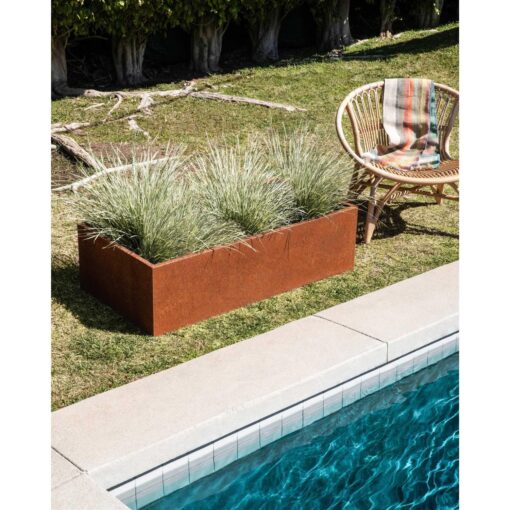 Veradek 4 ft Corten Steel Garden Bed - Image 4
