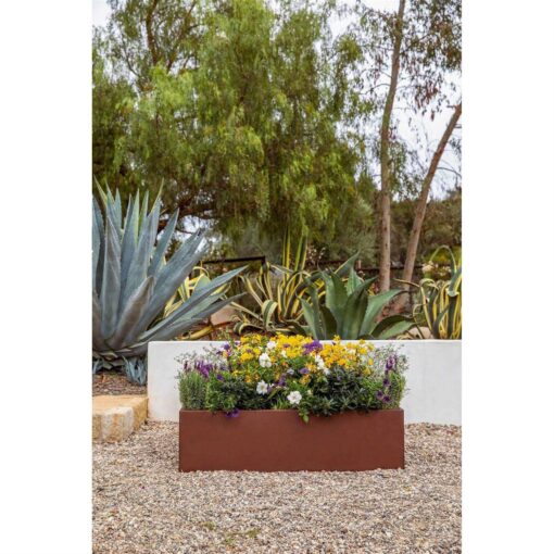 Veradek 4 ft Corten Steel Garden Bed - Image 3