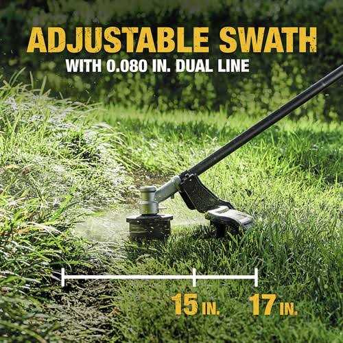 DEWALT 60V MAX 17 in. Brushless Attachment Capable String Trimmer DCST972B - Image 4