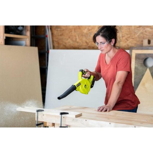 Ryobi ONE+ 18V Cordless Compact Workshop Blower with 2.0 Ah Battery and Charger - Image 5