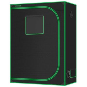 Grow Tent High Reflective Mylar with Observation Window and Floor Tray for Hydroponics Indoor Plant