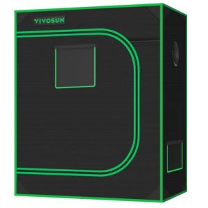Grow Tent High Reflective Mylar with Observation Window and Floor Tray for Hydroponics Indoor Plant