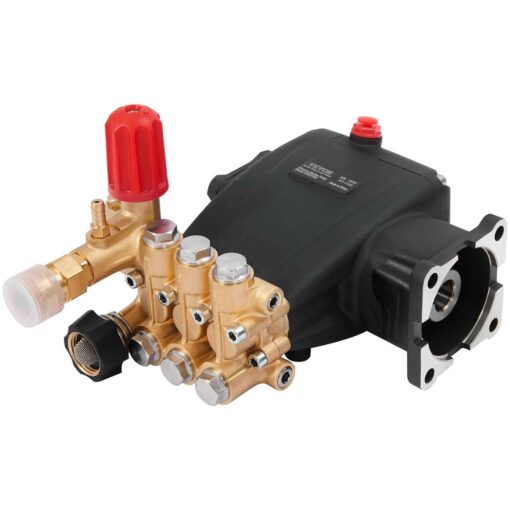VEVOR Pressure Washer Pump 4400 PSI 4.0 GPM 1 Shaft Horizontal Triplex Plunger - Image 3