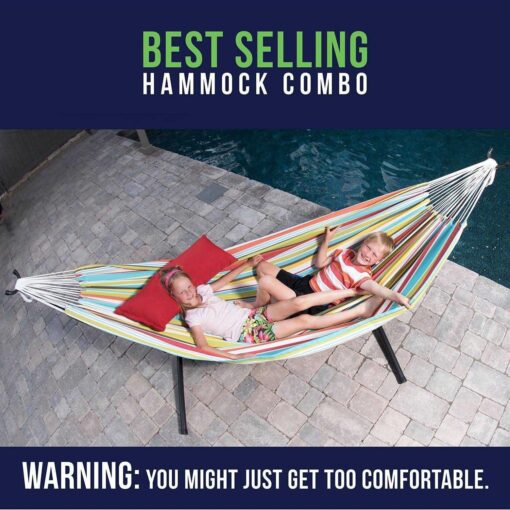 Vivere Double Hammock Stand - Image 4