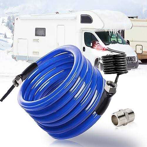 Bipeoo 100FT 30FT 50FT Heated Water Hose for Rv,-45 °F Antifreeze Drinking Garden Water Hose with Energy Saving Thermostat,1/2 Inner Diameter Rv - Image 2