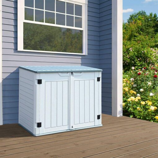 4.25 ft. W x 2.4 ft. D Resin Storage Shed - Image 5