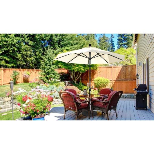 California Umbrella Aluminum Market Tilt Umbrella - Image 3