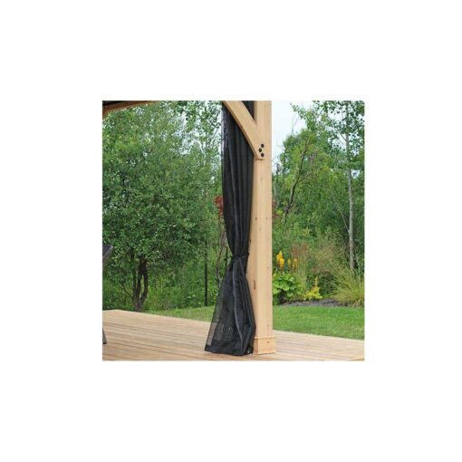 Yardistry Meridian Gazebo Mosquito Mesh Kit - Image 2