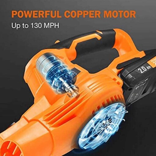 SnapFresh Leaf Blower -20V Cordless Leaf Blower with Battery & Charger - Image 3