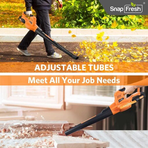 SnapFresh Leaf Blower -20V Cordless Leaf Blower with Battery & Charger - Image 5