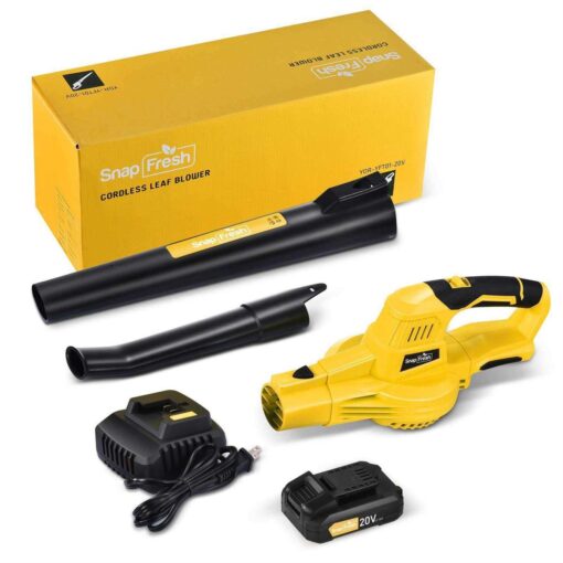 SnapFresh Leaf Blower -20V Cordless Leaf Blower with Battery & Charger - Image 3