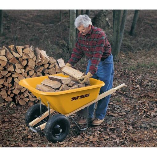True Temper Poly Wheelbarrow 8 cu ft - Image 3