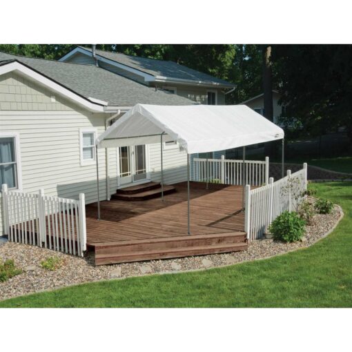 ShelterLogic 19.5-ft x 10-ft Rectangle White Party Canopy 26019 - Image 4