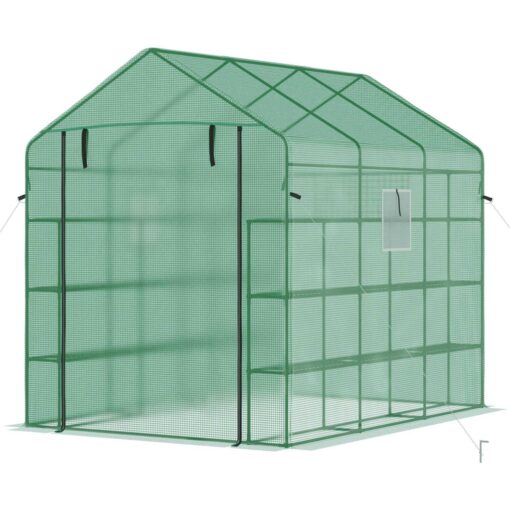 Outsunny Walk-in Greenhouse - Image 4