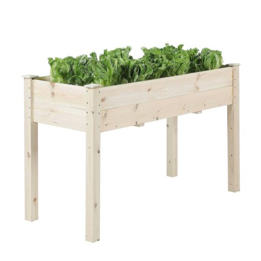 TMEE 4FT Raised Garden Bed with Legs Elevated Garden Box for Vegetable - Image 4