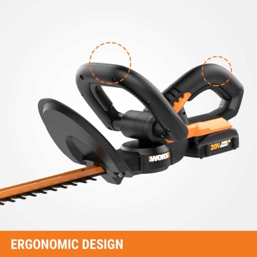 Worx 20V Cordless Hedge Trimmer - Image 4