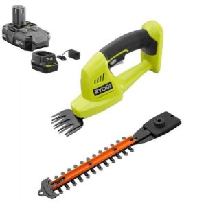 RYOBI ONE+ 18-Volt Cordless Lithium-Ion Grass Shear and Shrubber Trimmer